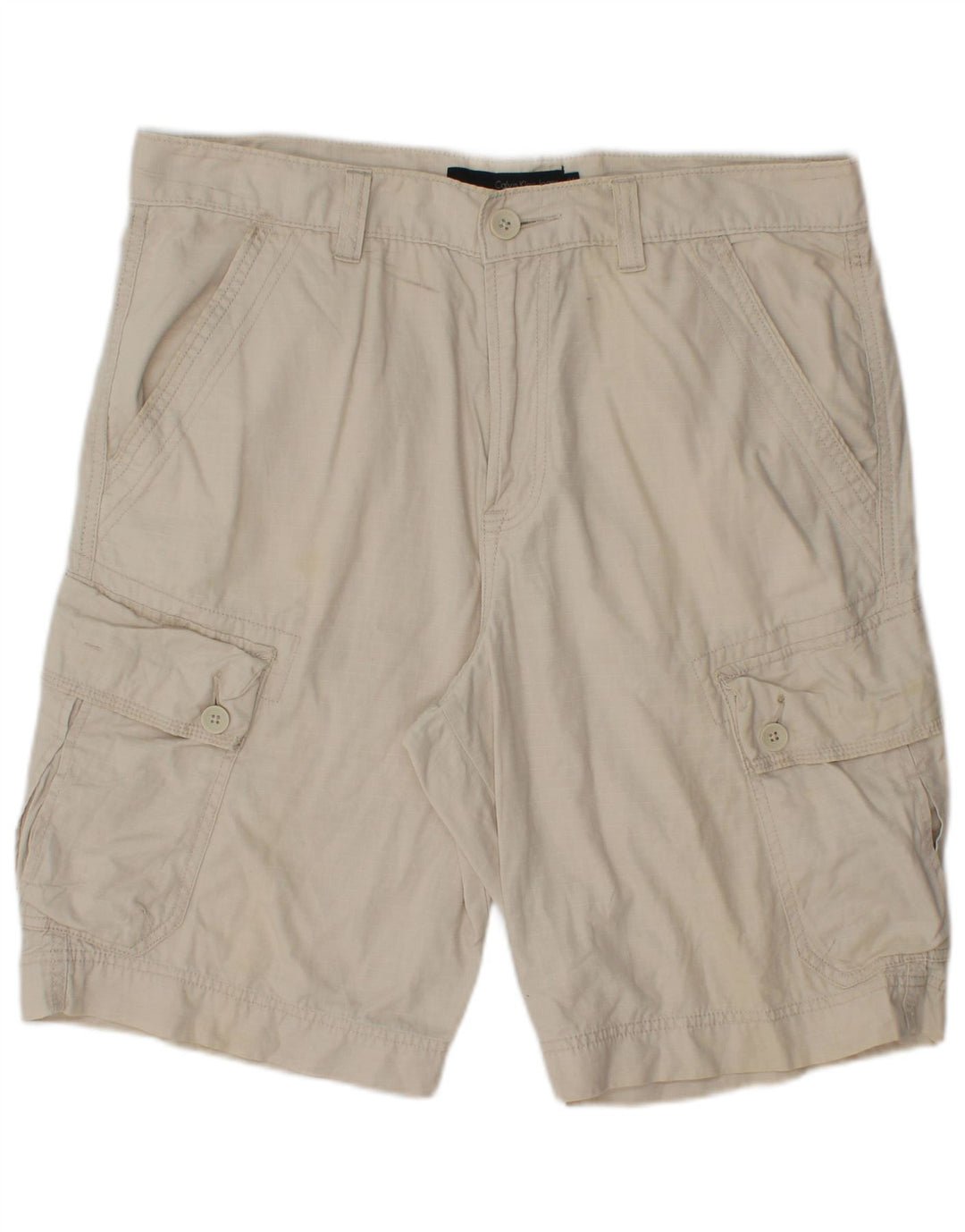 Ανδρικό σορτς Cargo Calvin Klein W34 Μεγάλο μπεζ βαμβακερό