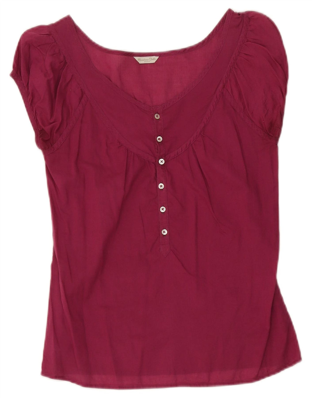 Massimo Dutti Γυναικεία Μπλούζα Top EU 36 XS Maroon