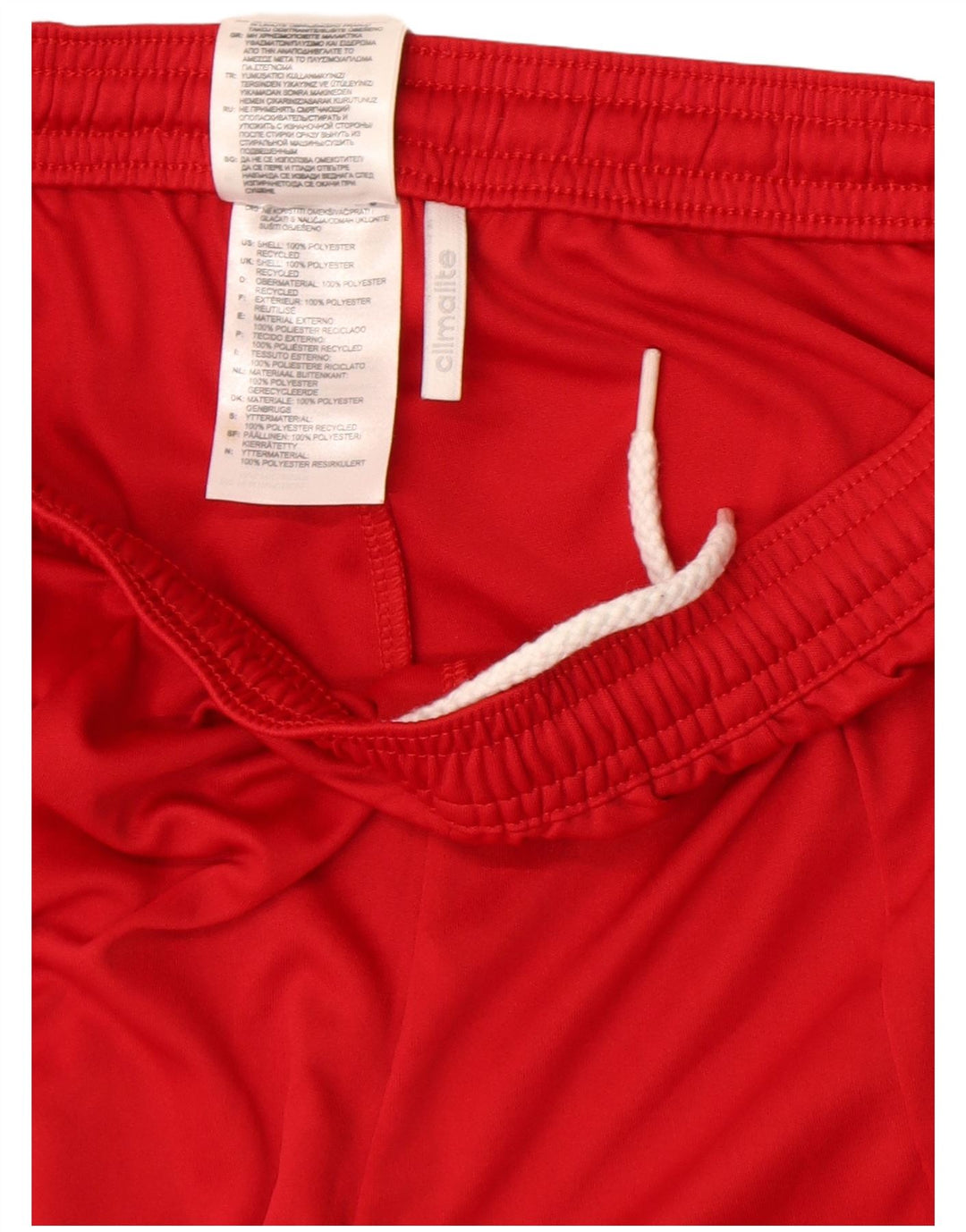 Ανδρικό αθλητικό σορτς ADIDAS Climalite Μικρό κόκκινο χρώμα πολυεστέρα