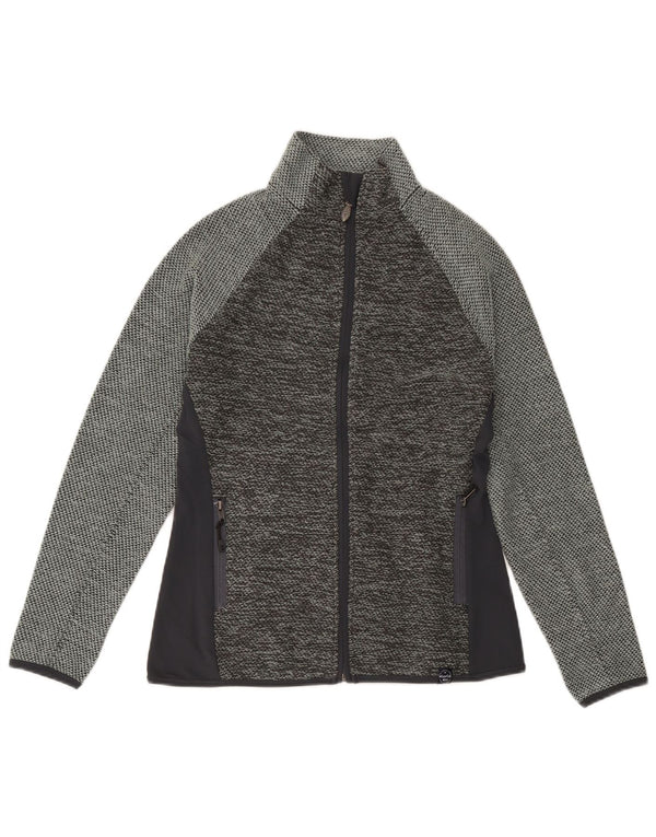Γυναικεία αθλητική φόρμα Weird Fish Graphic Top Jacket UK 10 Small Grey Colourblock