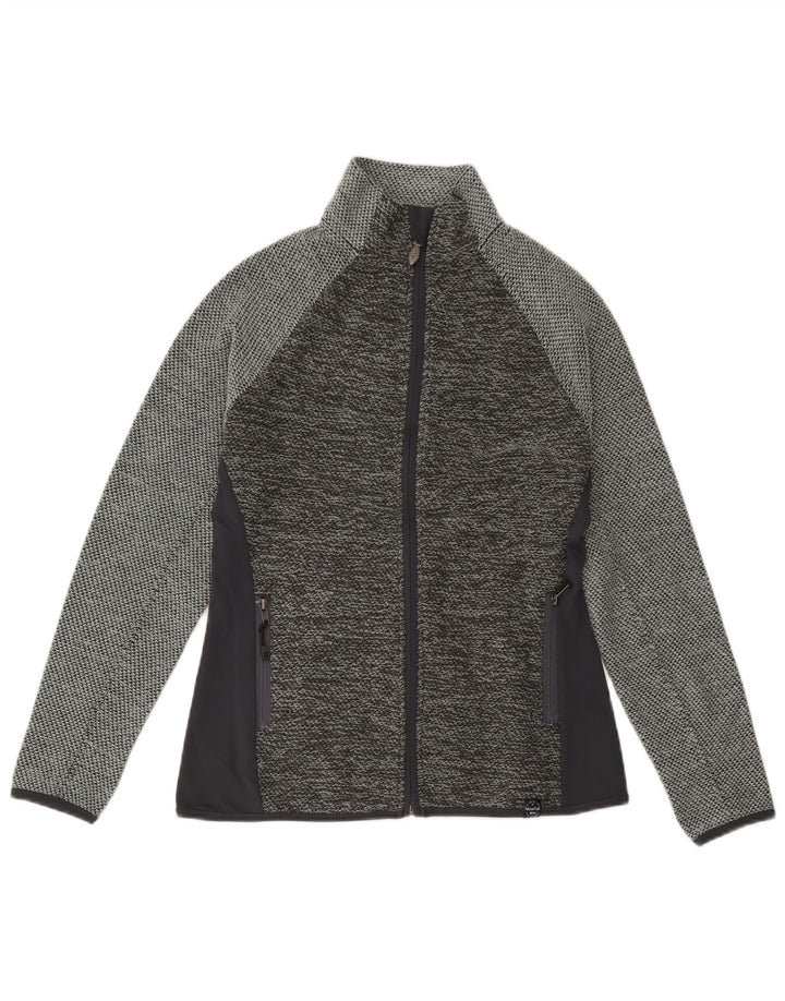 Γυναικεία αθλητική φόρμα Weird Fish Graphic Top Jacket UK 10 Small Grey Colourblock