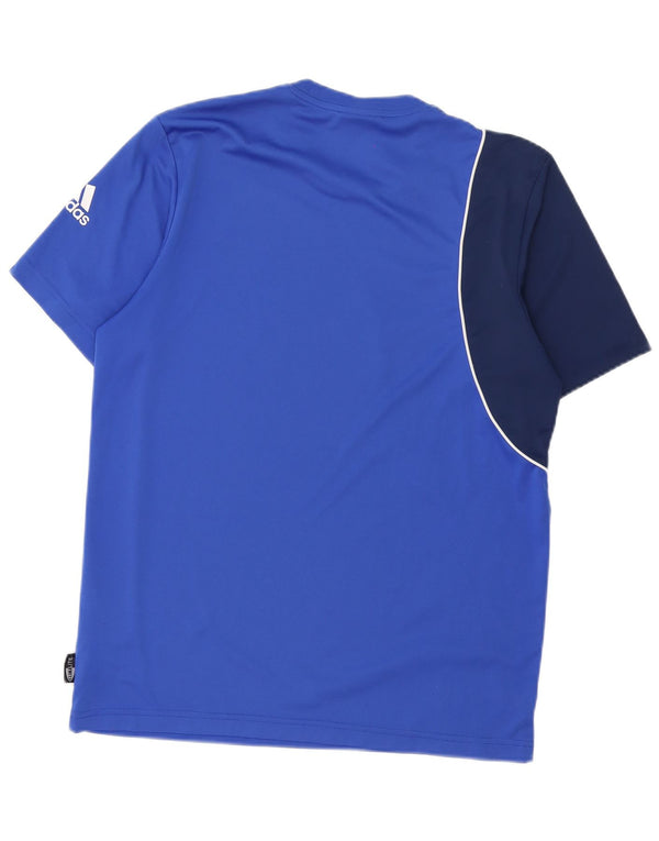 Γραφικό T-shirt Adidas Mens Clima 365 Top UK 40/42 Medium Blue Colourblock