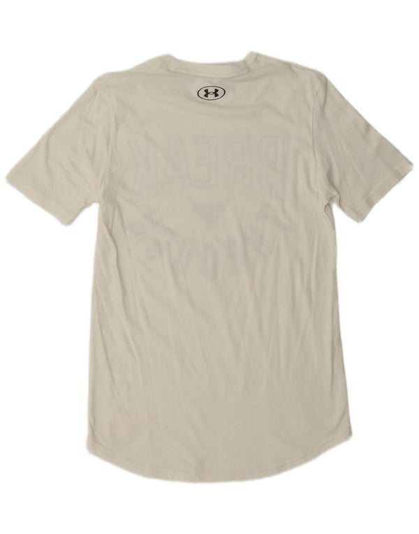Under Armour Ανδρικό Heat Gear Graphic T-Shirt Top Small White