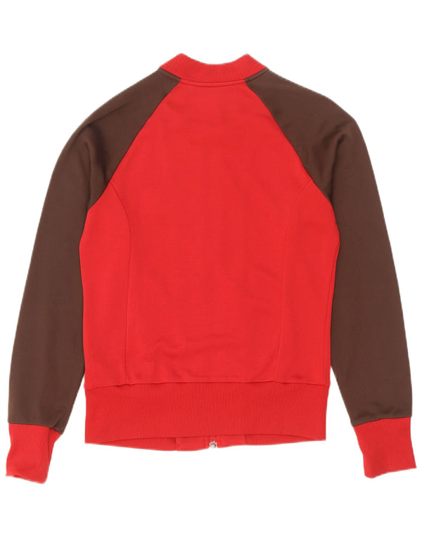 Γυναικεία αθλητική φόρμα Adidas Top Jacket IT 38 XS Red Colourblock Polyamide