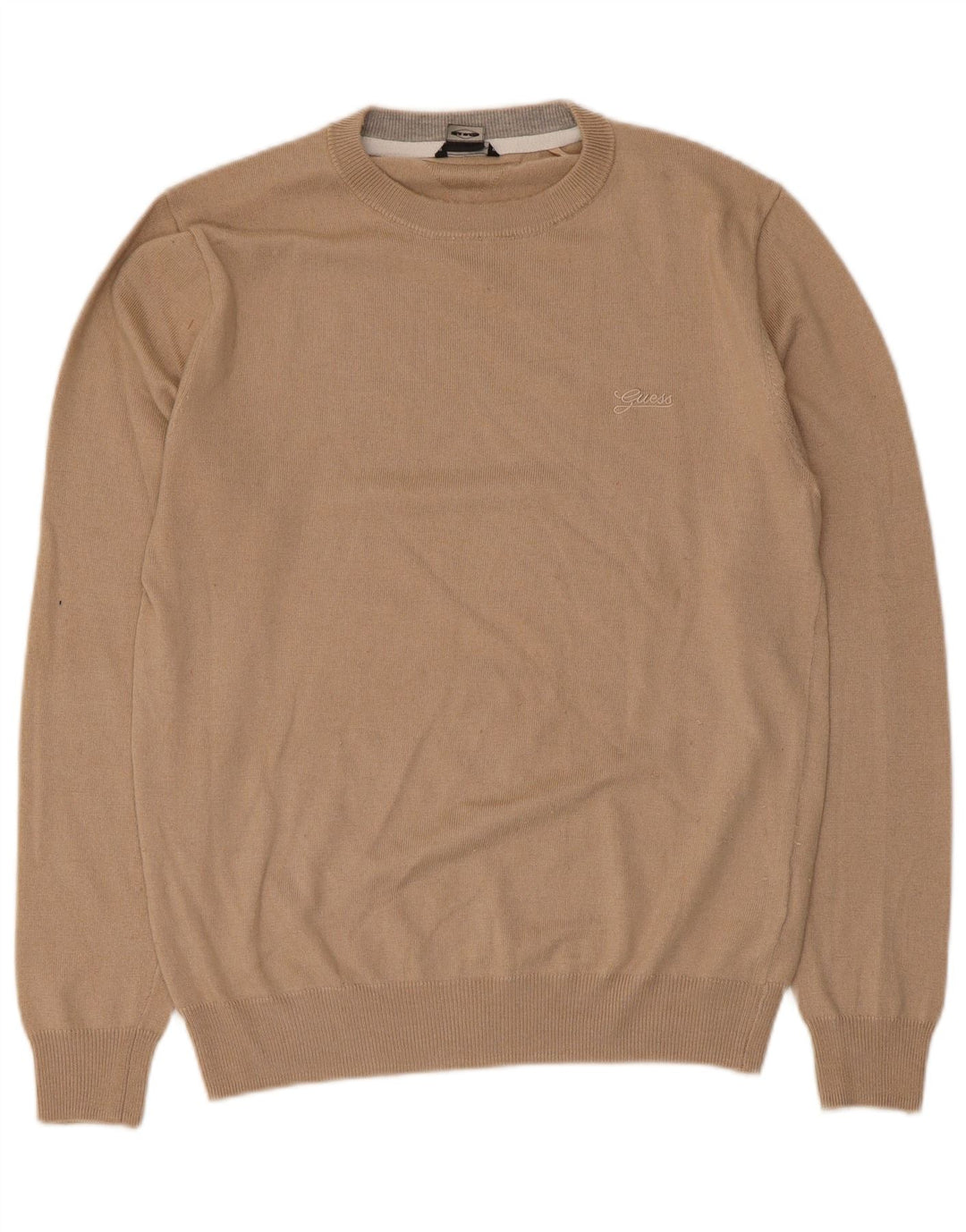 Ανδρικό πουλόβερ Guess Crew Neck Jumper Medium Beige Polyamide
