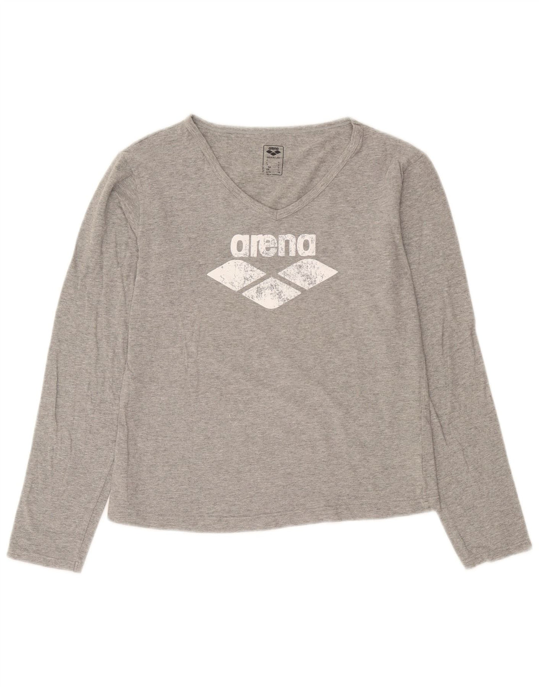Arena Γυναικείο τοπ μακρυμάνικο UK 14 Large Grey Flecked