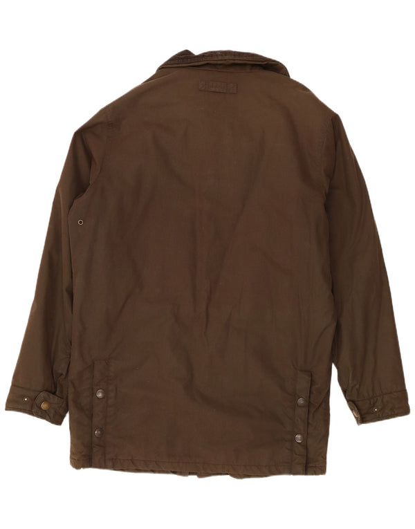 Gant Mens Waxed Cotton Jacket UK 40 Large Khaki