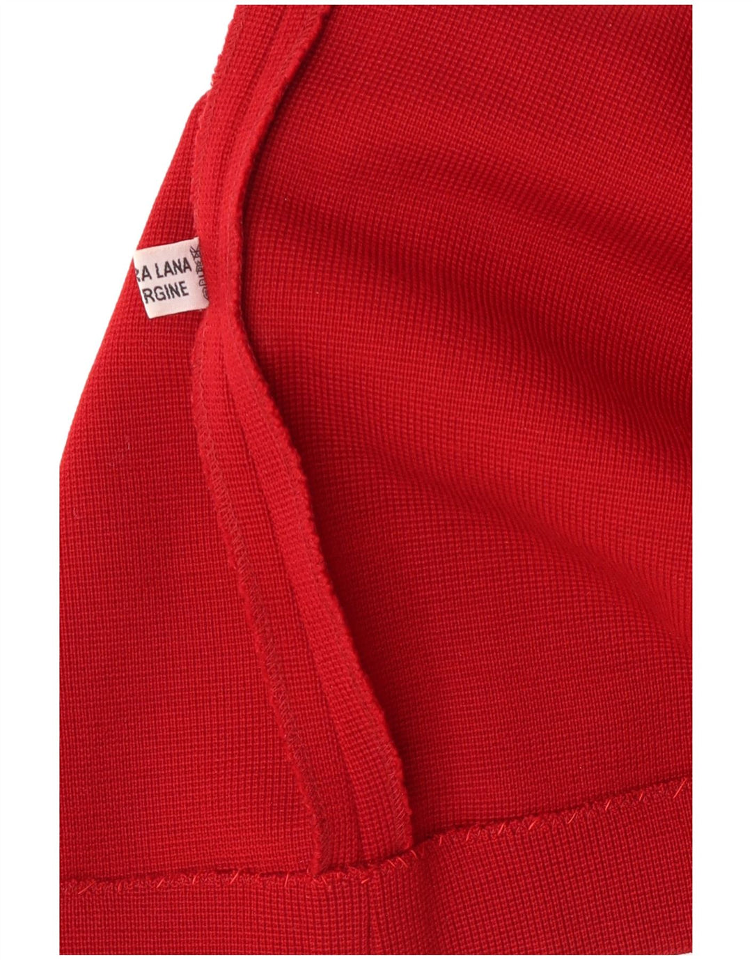 Vintage Γυναικεία Pencil Φούστα W32 Μεγάλη Κόκκινη Μάλλινη