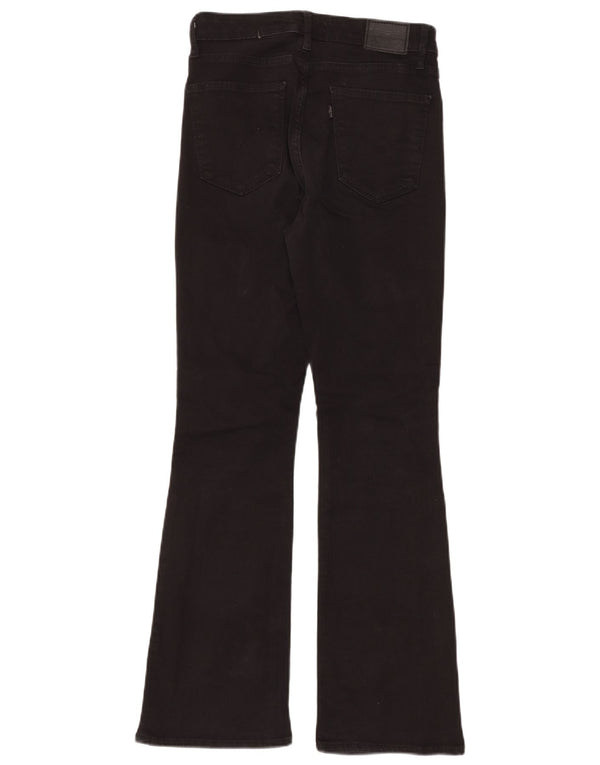 LEVI'S Γυναικείο Ψηλό Μποτάκι Τζιν W29 L30 Μαύρο βαμβακερό