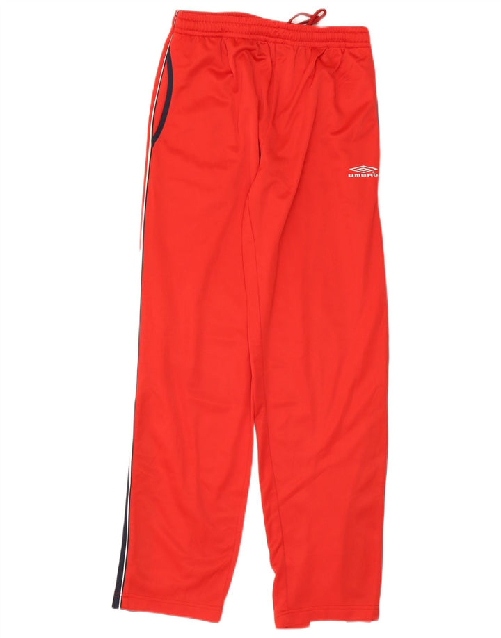 Umbro γυναικεία αθλητική φόρμα παντελόνι UK 14 μεγάλο κόκκινο χρώμα πολυεστέρα