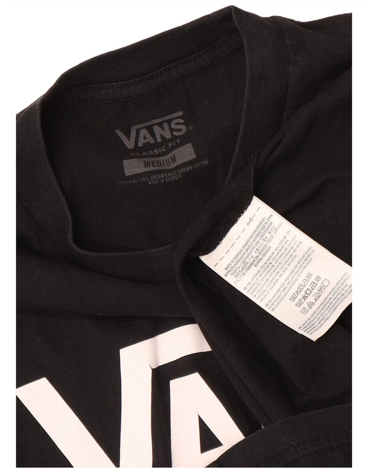 Ανδρικό T-Shirt Vans Classic Fit Top Μεσαίο μαύρο βαμβακερό