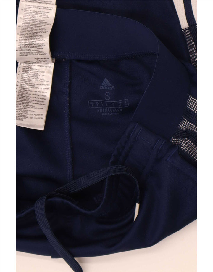 Γυναικεία αθλητική φόρμα Adidas Παντελόνι UK 10 Small Navy Blue Polyester