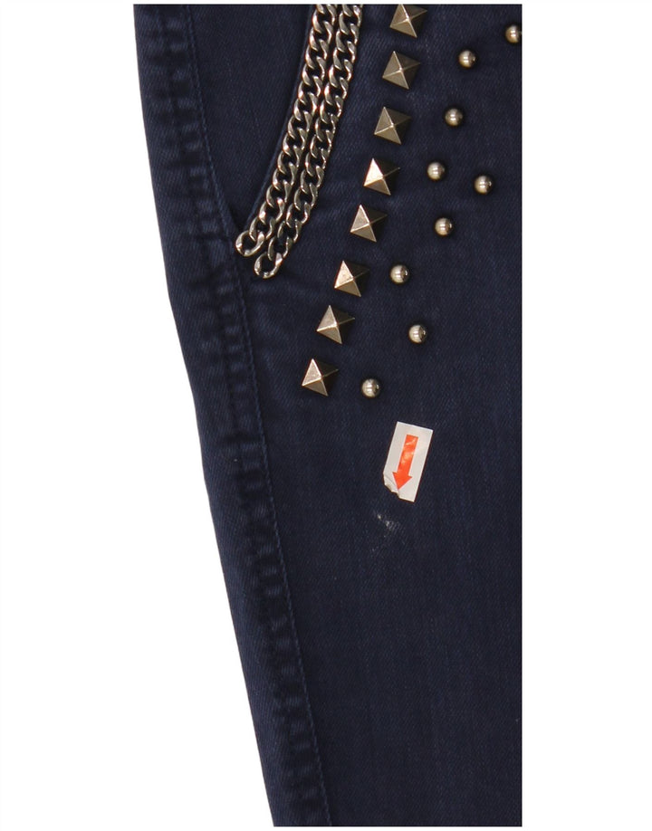 GUESS Γυναικείο Slim Jeans W27 L28 Navy Blue Cotton