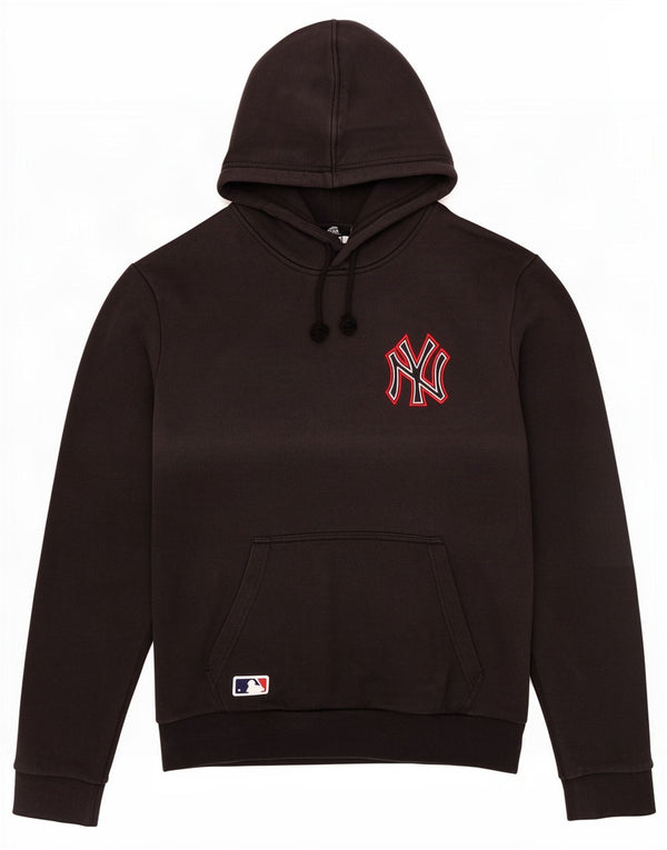 New Era Mens York Yankees Graphic Hoodie Jumper Large Black Cotton