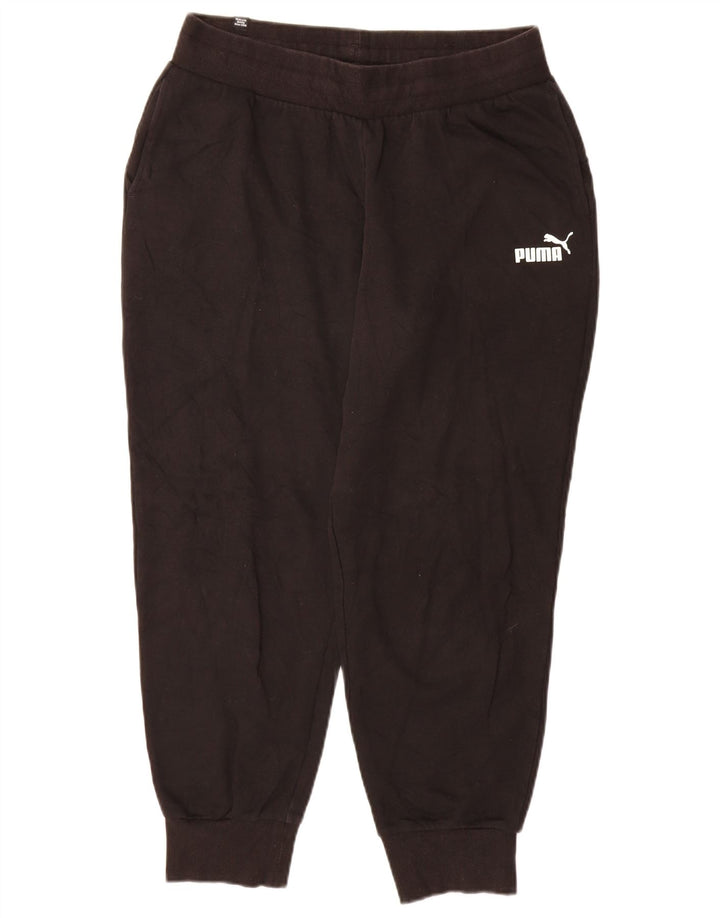 Ανδρική φόρμα Puma Παντελόνι Joggers Μεσαίο μαύρο βαμβακερό