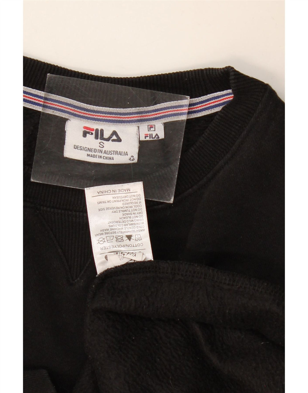 Γυναικεία φούτερ FILA Oversized Jumper UK 10 Small Black Cotton