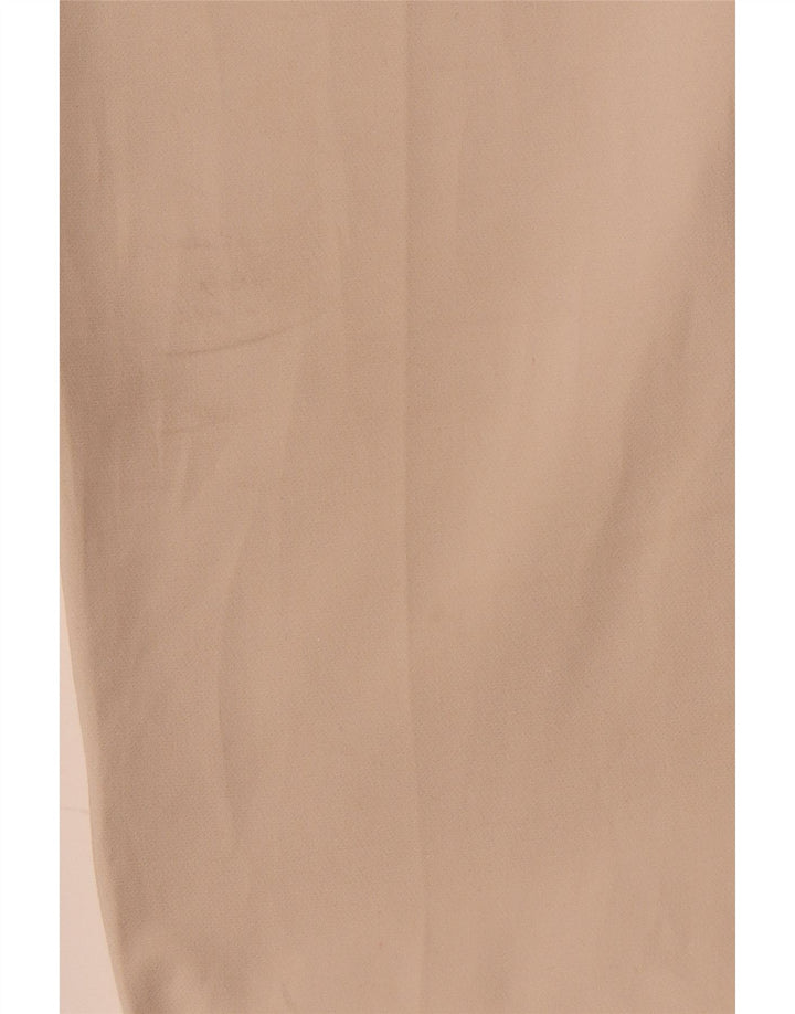 ZARA Γυναικείο κωνικό παντελόνι Chino XS W24 L26 Μπεζ βαμβακερό