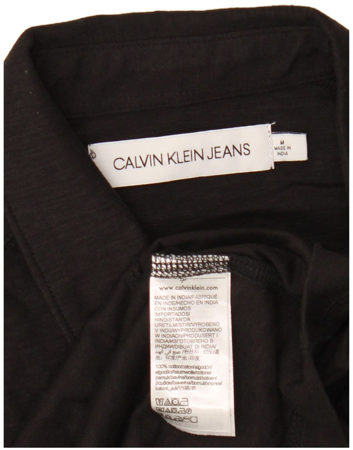 CALVIN KLEIN JEANS Ανδρικό γραφικό πουκάμισο πόλο μεσαίο βαμβακερό