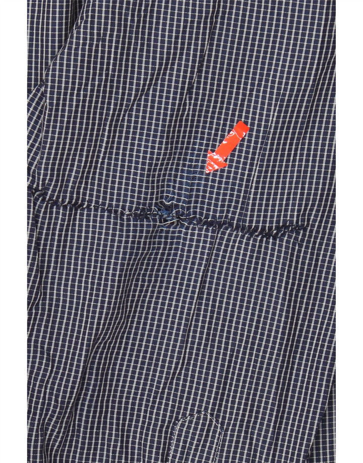 LACOSTE Mens Shirt Size 45 XL Navy Blue Check Cotton Vintage Lacoste and Second-Hand Lacoste from Messina Hembry 