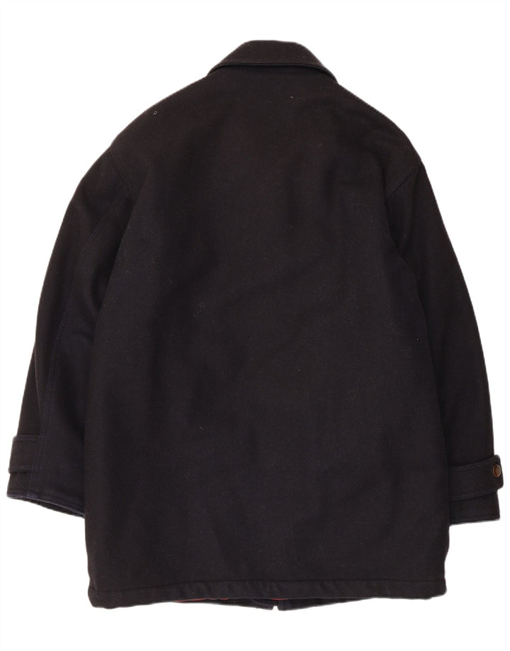 Ανδρικό παλτό Polbot UK 38 Medium Navy Blue Wool