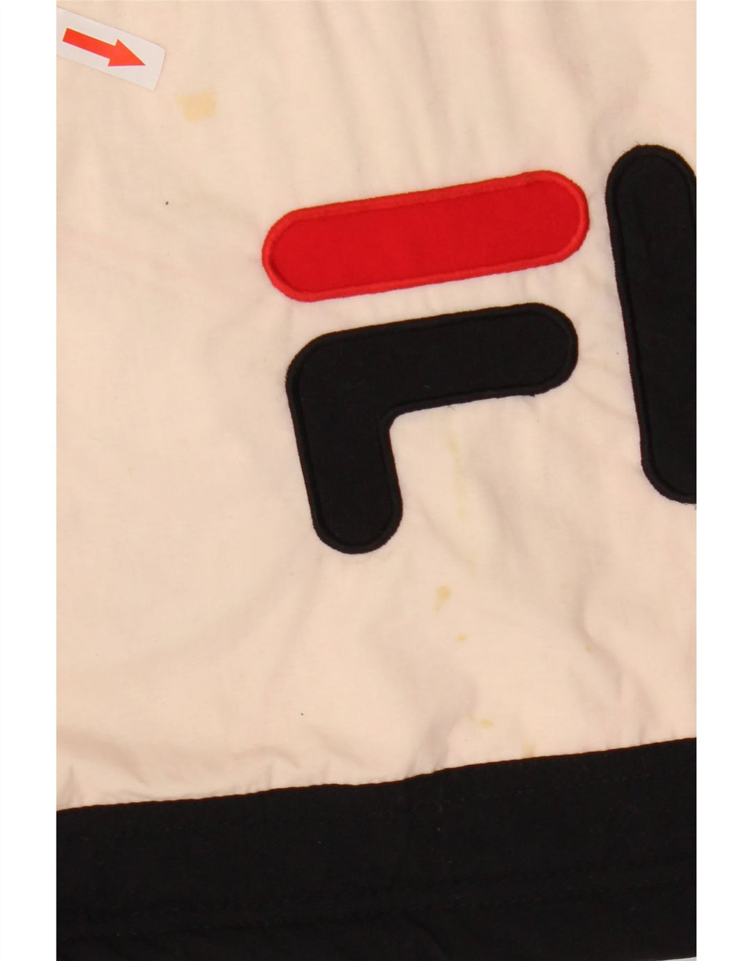 Fila Ανδρικό γραφικό μπουφάν με επένδυση UK 38 Medium Black Colorblock Nylon