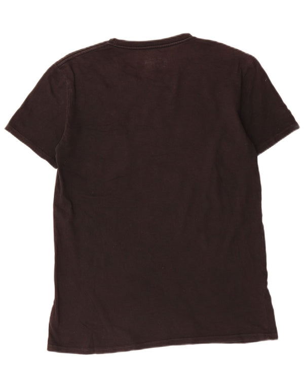 Converse Mens T-Shirt Top Small Black Cotton
