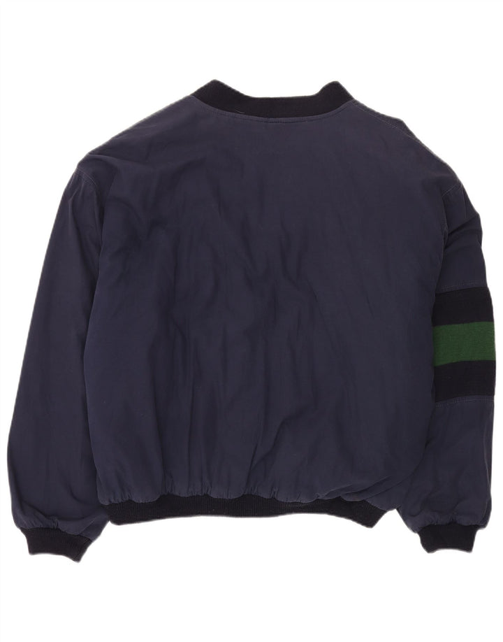 Ανδρικό μπουφάν VINTAGE Bomber UK 42 XL Navy Blue Colourblock