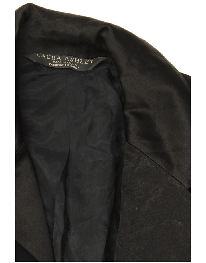 Laura Ashley Γυναικείο σακάκι με 1 κουμπί UK 12 Medium Black