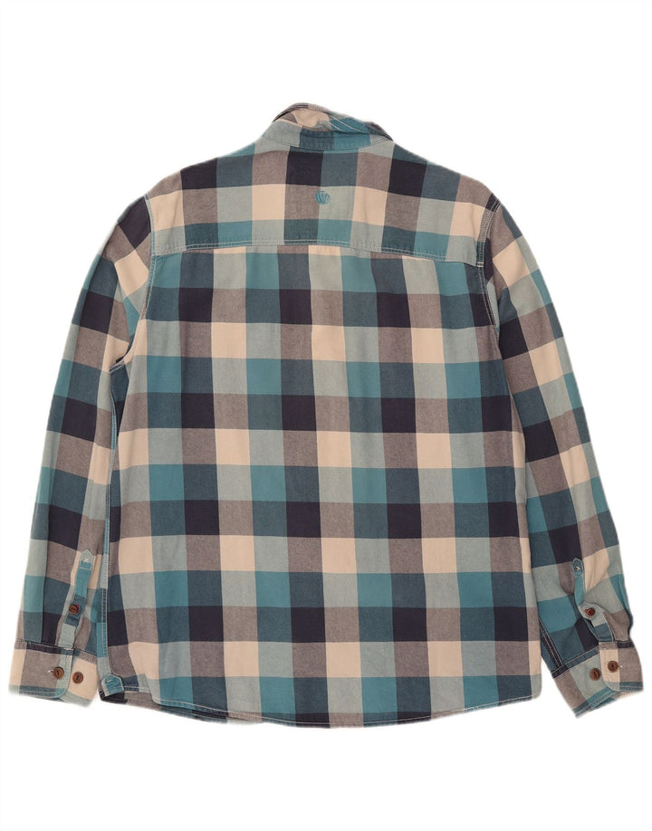 Ανδρικό πουκάμισο Fat Face Large Blue Check Cotton