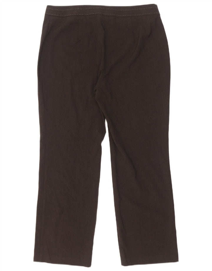 Γυναικείο ίσιο casual παντελόνι Marks & Spencer W34 L29 Γκρι Πολυεστέρας