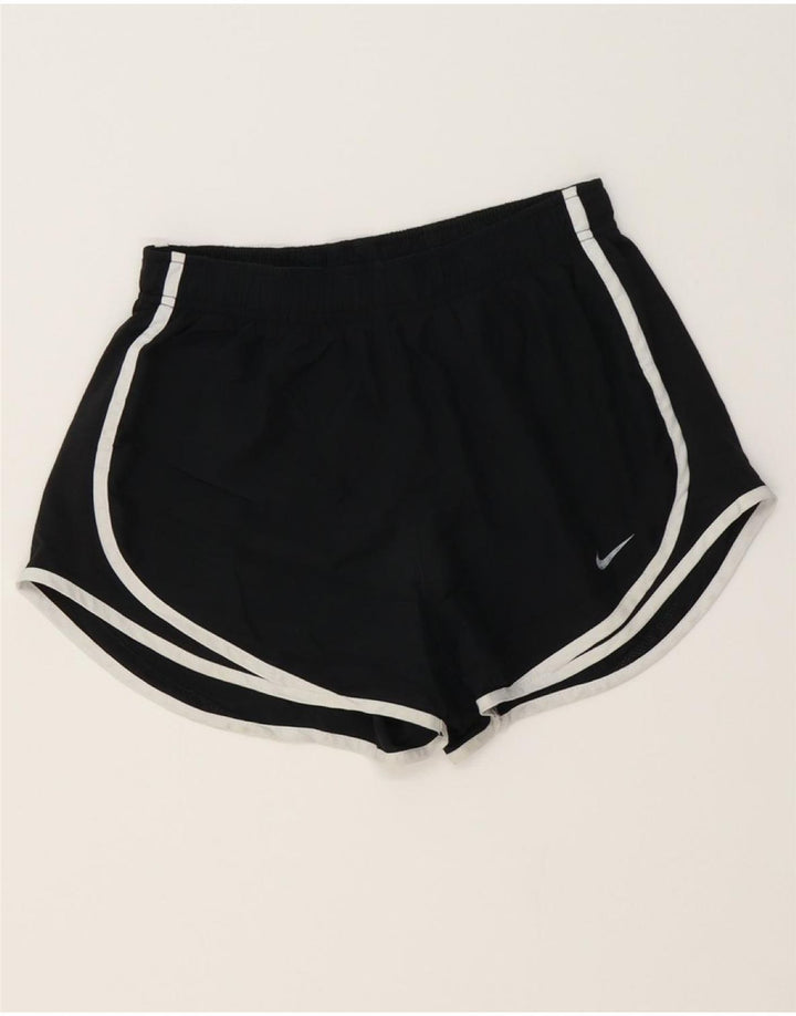 NIKE Womens Dri Fit Sport Shorts UK 8 Small  Black Polyester Vintage Nike and Second-Hand Nike from Messina Hembry 