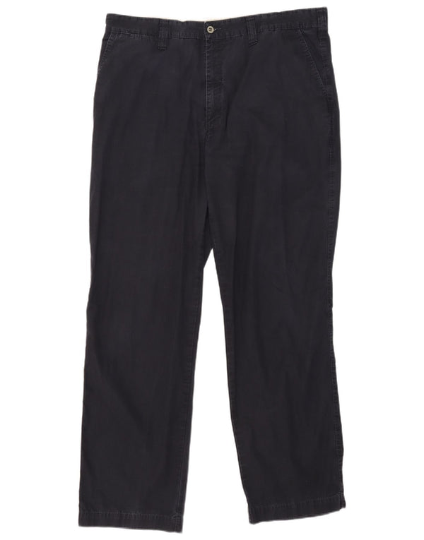Dockers Ανδρικό Khakis ίσιο παντελόνι Chino W38 L32 Navy Blue Cotton
