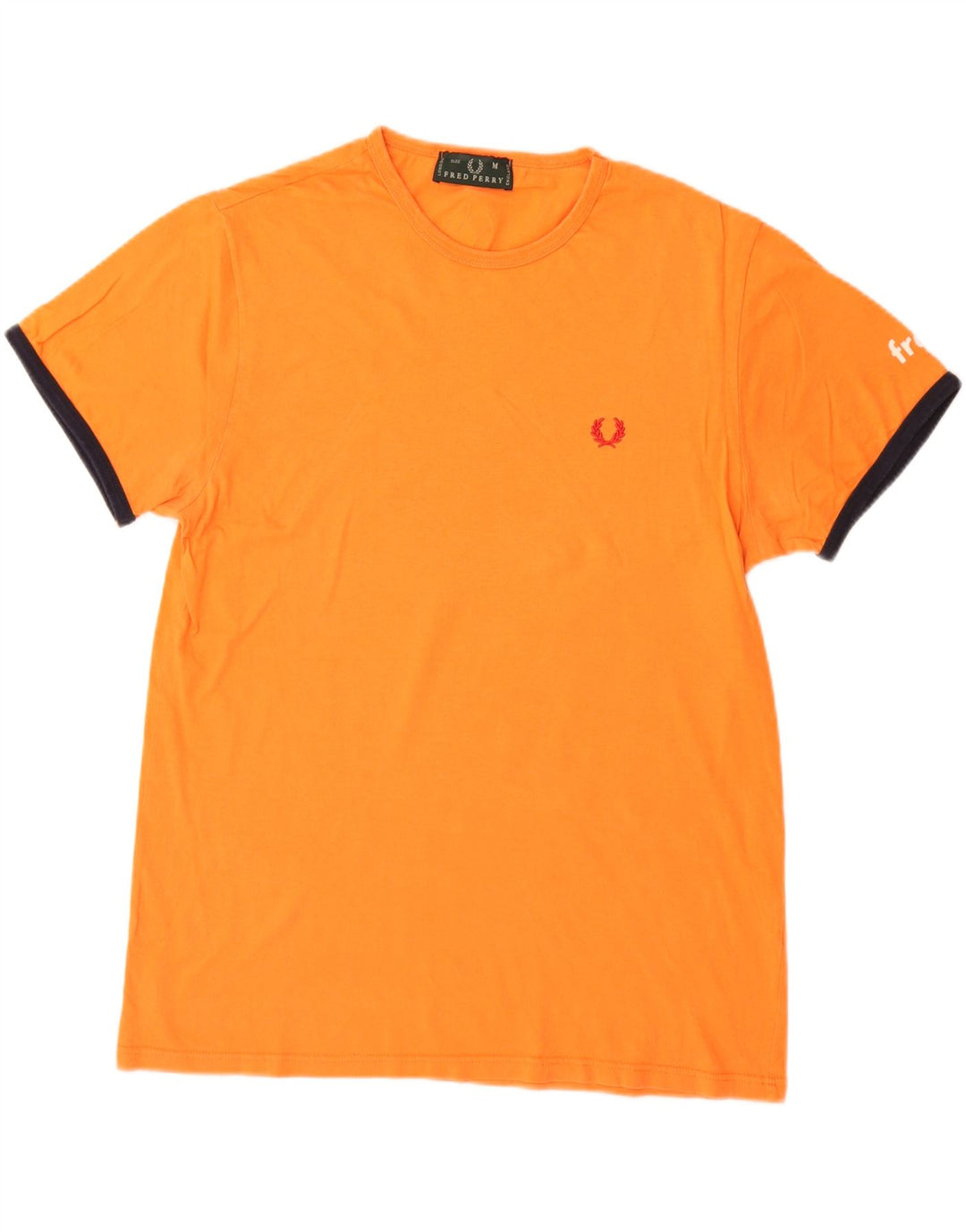 Fred Perry Ανδρικό T-Shirt Top Μεσαίο πορτοκαλί βαμβακερό