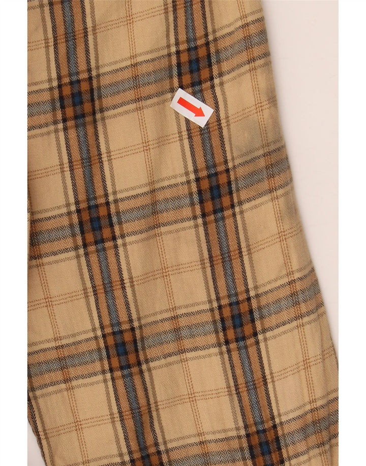 Ανδρικό φανελένιο πουκάμισο Guess Small Beige Check Cotton