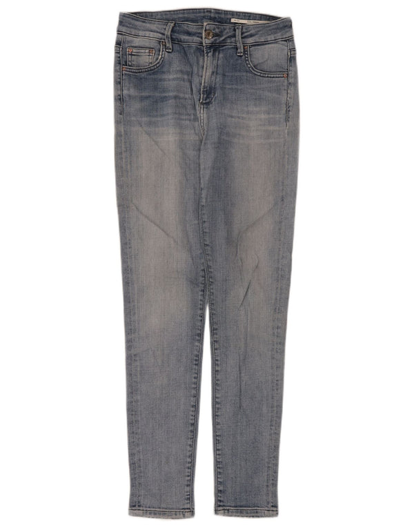 Zara Γυναικείο Ψηλό Κομμένο Τζιν EU 38 XS W26 L28 Μπλε