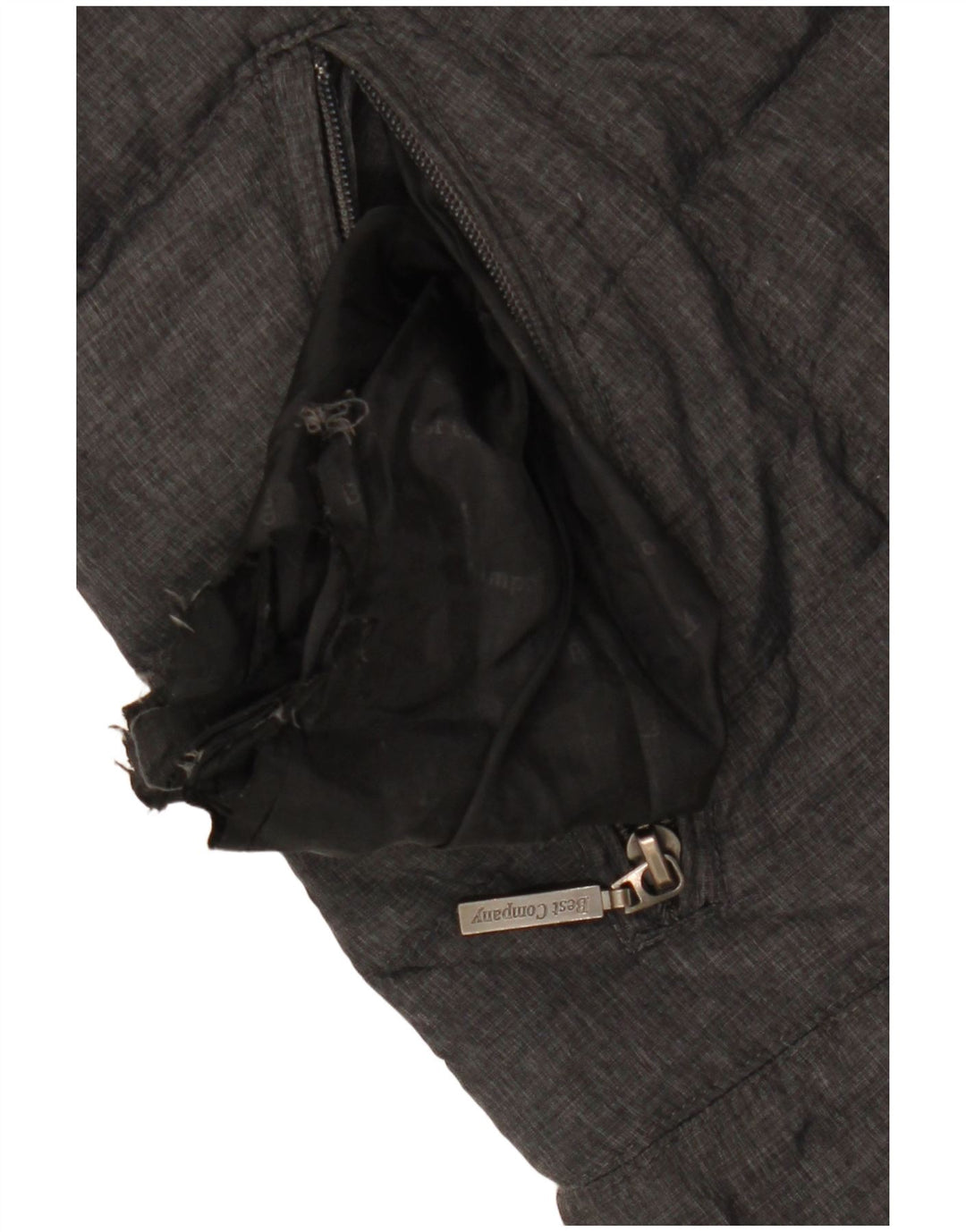 BEST COMPANY Γυναικείο μπουφάν με επένδυση UK 14 Large Grey