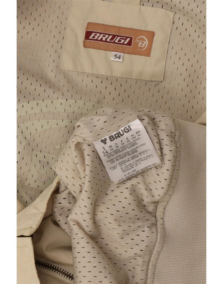 Brugi Ανδρικό μπουφάν μπουφάν UK 44 2XL Μπεζ βαμβακερό