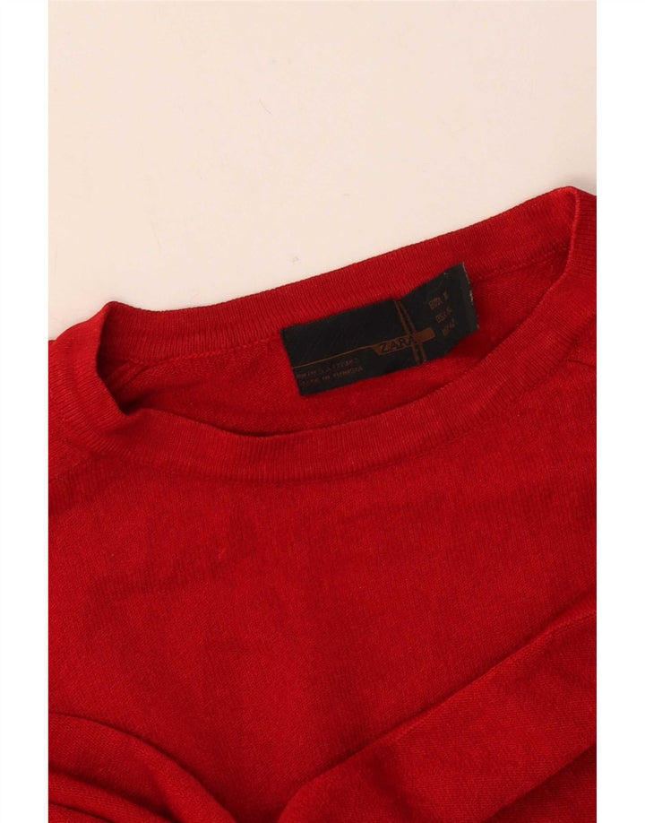 Ανδρικό τοπ Zara Μακρυμάνικο XL Κόκκινο