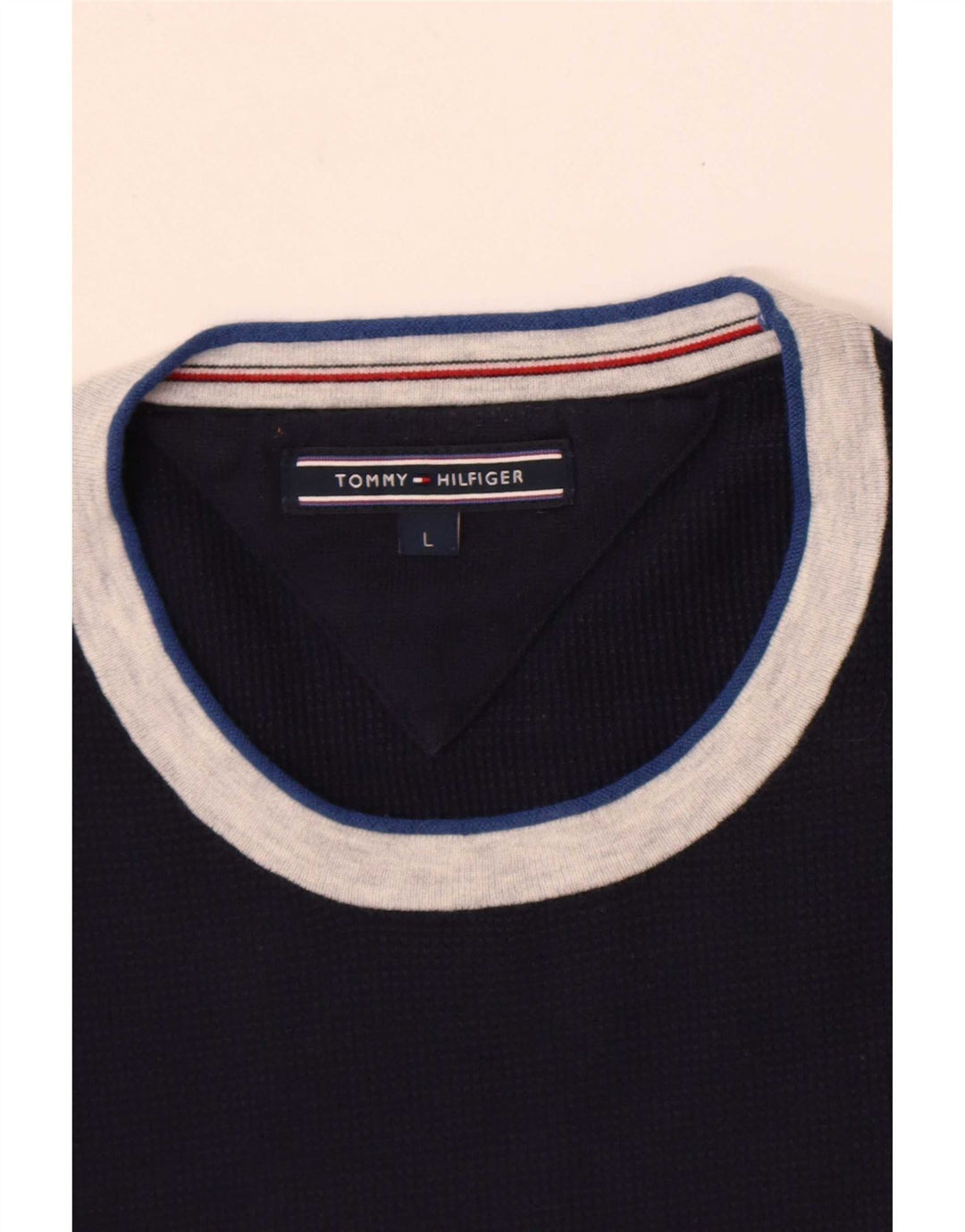 Ανδρικό μπλουζάκι Tommy Hilfiger με μακρυμάνικο μεγάλο μπλε μπλε χρώμα