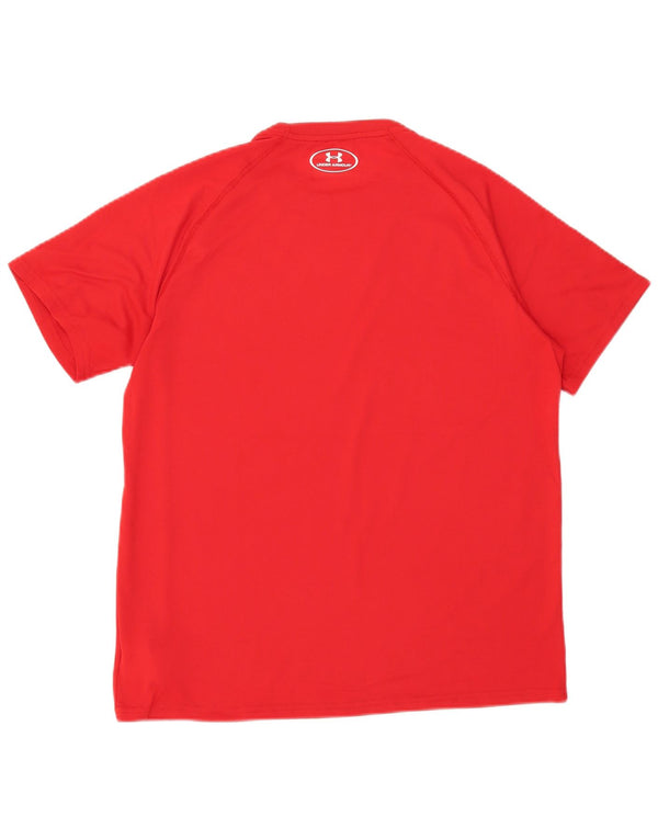 Ανδρικό μπλουζάκι Under Armour Heat Gear Top Μεσαίο Κόκκινο Πολυεστέρας