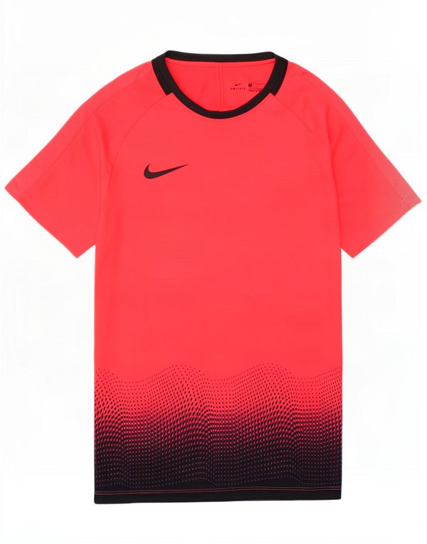 Ανδρικό μπλουζάκι Nike Dri Fit Top Small Red Colourblock