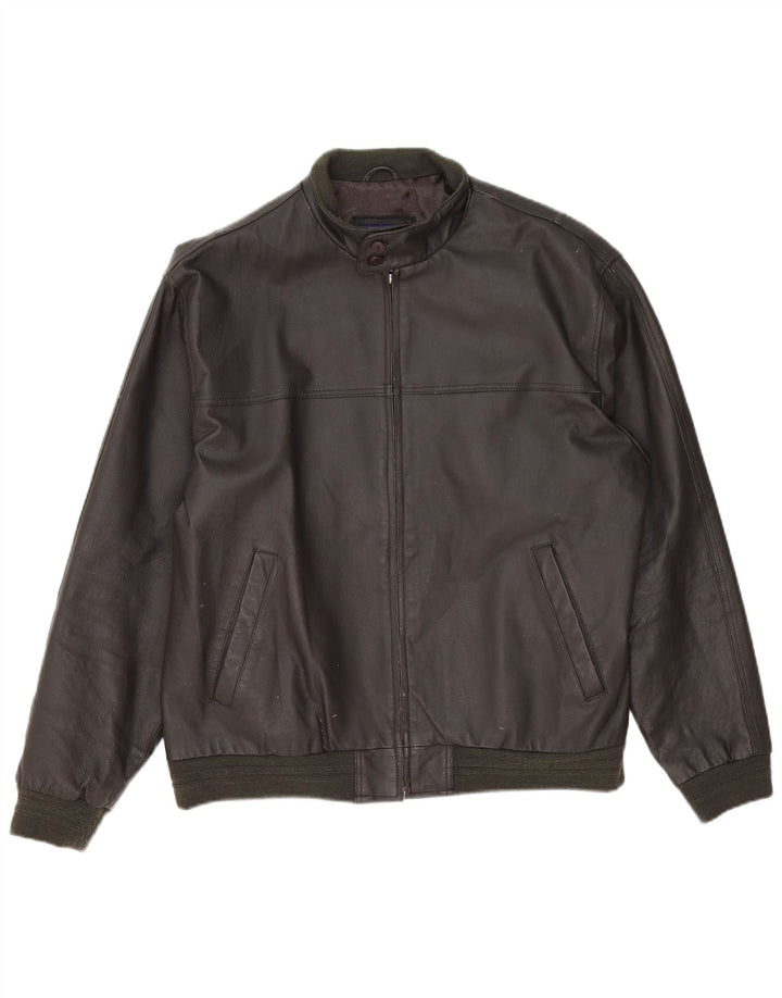 Vintage Ανδρικό Δερμάτινο Μπουφάν UK 42 XL Καφέ