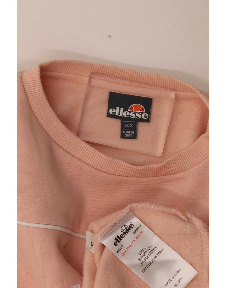 Ellesse Γυναικεία γραφικά υπερμεγέθη φούτερ Jumper UK 10 Small Orange