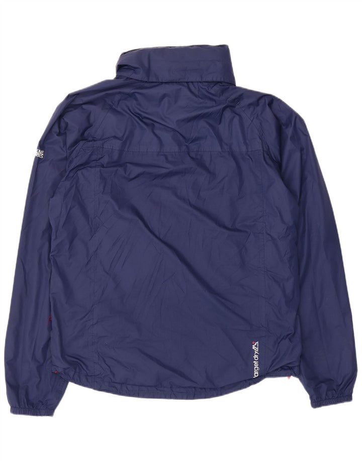 Target Dry Mens Hooded Rain Jacket UK 38 Medium Navy Blue Polyester