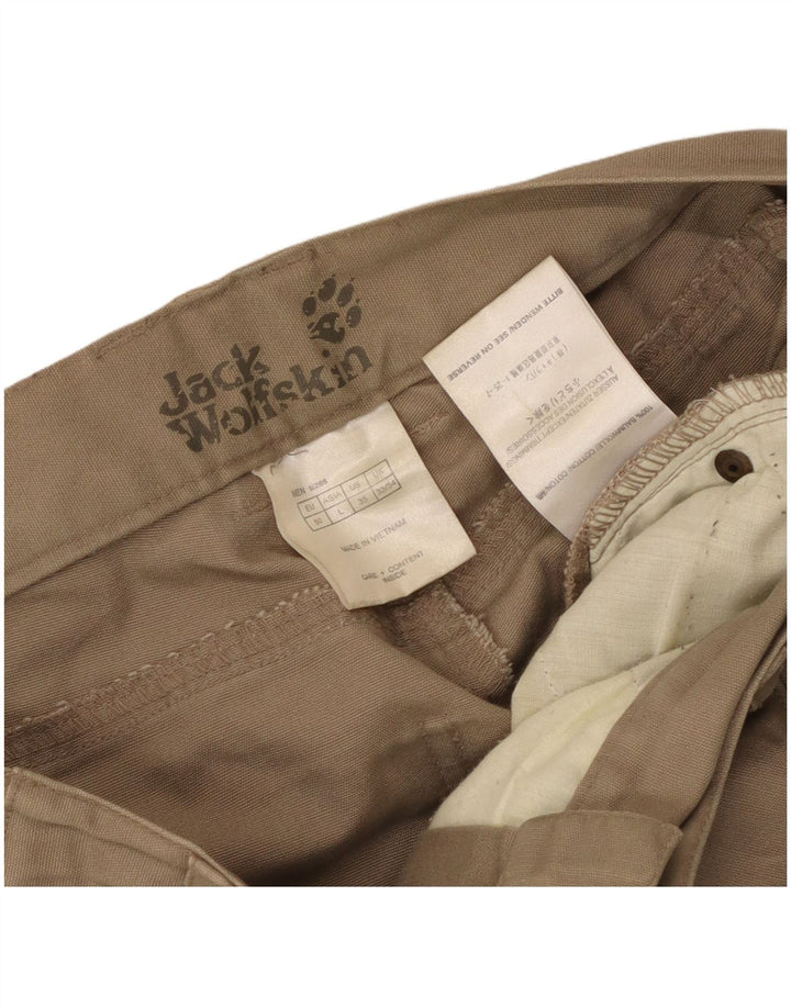 Jack Wolfskin Ανδρικό σορτς βερμούδα Cargo W33 μεγάλο μπεζ βαμβακερό