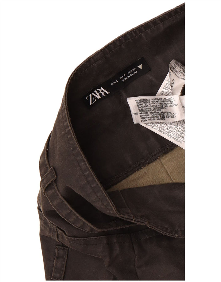 Zara Γυναικεία Μίνι Φούστα Μικρή W26 Μαύρη Πολυουρεθάνη