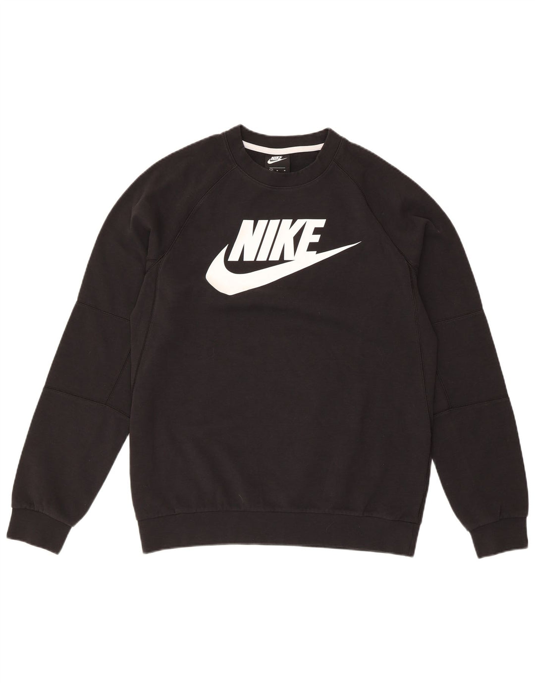 Ανδρικό γραφικό φούτερ Nike, μεσαίο μαύρο βαμβακερό
