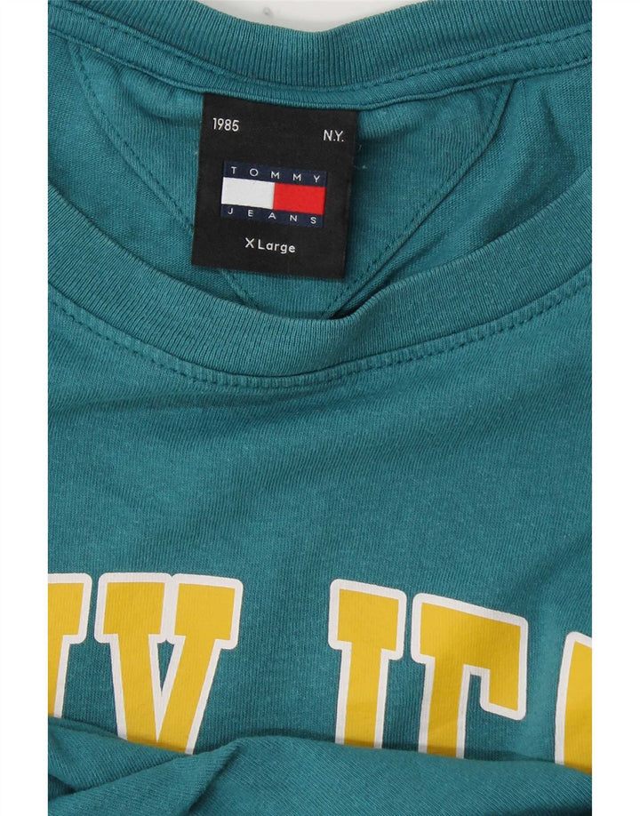 Ανδρικό γραφικό T-Shirt Tommy Hilfiger Top XL Blue