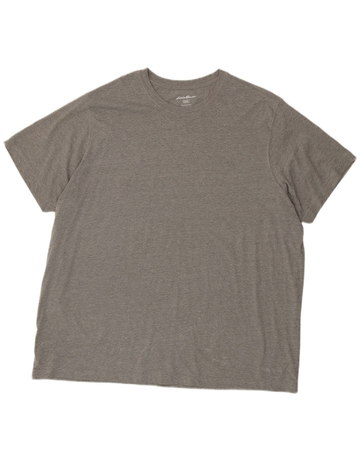 Eddie Bauer Ανδρικό T-Shirt Top 3XL Γκρι βαμβακερό