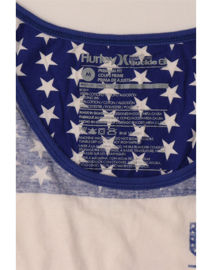 Γυναικείο γιλέκο Hurley USA τοπ 14 μεσαίου ροζ χρώματος βαμβακερό